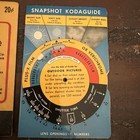 Vtg Kodak Snapshot Kodaguide Exposure Calculator Dial Wheel Plus-x Verichrome