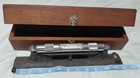 Vintage Lufkin No  58 12    Precision Machinist Level W  Original Wood Case Usa