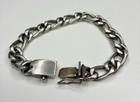 Vintage 925 Sterling Silver Taxco Mexico Curb Link Bracelet 