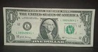 08049641   Star Note 2017  1 One Dollar Bill Circulated But Still Nice 