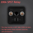 2 Pack 12v 200 Amp Continuous Duty Relay Switch Car Starter Heavy 200a 