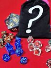    black Mystery Dice Bag     Poly Rpg Dnd Dice Sets Dungeons   Dragons Ad d D20