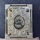 Malden International Designs Baby s First Year  Picture Frame 9 5   x7 5    2057h