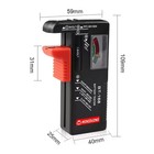 Battery Tester Checker Universal For Aa Aaa C D 9v 1 5v Button Cell Batteries