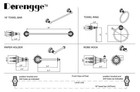 Derengge F-080-nb 4-piece Bathroom Hardware Accessory Set With 18 Inch Towel    