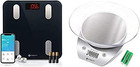 Smart Body Fat Scale And 0 1g Food Kitchen Scale With Bowl Silver