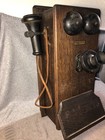 Antique Western Electric 317 Oak Wall Telephone - Hand Crank Magneto Nprs Series