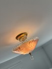 Antique Vintage Art Deco Ceiling Light Fixture Chandelier C 30s  Pair Available 