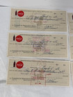 Lot X8 Monticello Coca Cola Bottling Co Cancelled Check 1956 Farmers Bank