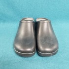 Klogs Rubber Slip Resistant Black Slip-on Clog Shoes Women s Sz 8