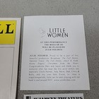 Little Women Playbill     Virginia Theatre Broadway 2005   Ticket Insert Free Ship