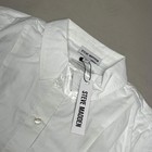 Steve Madden Fit   Flare Shirt Dress Long Sleeve Button Cuff Women s Sz L Cloud