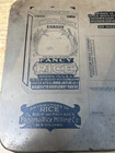 Antique 2-sided Lithographic Printing Stone Trappey Tabasco Dixiana New Orleans