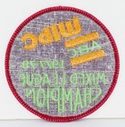 American Bowling Congress Official Patch Wibc Mixed League Champion 1977-78