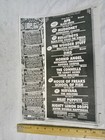 Sept  1991 Nirvana W  Melvins Concert Ad Nyc Marque Full Page Vintage