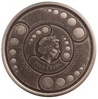 2022 Ghana Alien Coin 1 Oz Antique Finish Silver Coin In Capsule
