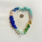 Beach Sea Glass Rainbow Of Colors 100 Pieces Tinies Genuine Surf-tumbled 
