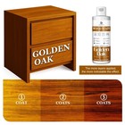 Golden Oak Wood Stain  8 5oz Water Based Wood Stain  Matte Wooden Fast Drying   