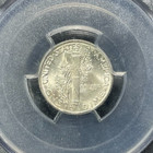 1944-d Mercury Silver Dime   Pcgs Ms 65fb    Beautiful Coin  