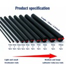 Fishing Rod Repair Kit With Sandpaper 1mm 10mm 10cm Carbon Stick For Broken Pole