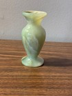 Vintage Onyx Marble Vase  Natural Stone  5    Green Ivory Colour