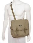 U s  Ww2 M1936 Musette Bag With Shoulder Strap Dark Od Marked Jt l 1944