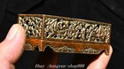 3 5 old Chinese Dynasty Bronze Flower Bird Hollow Out Incense Burner Censer