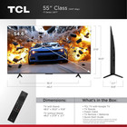 55 Inch Qled 4k Hdr Smart Tv 120hz High Brightness Voice Remote Gaming Ready Tv 