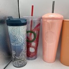 Lot Of Starbucks Cold Beverage Tumblers Travel Cups Coffee Tea Water