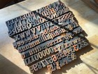 8 Line Hamilton Serif Wood Type Font  w48  Letterpress