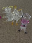 Lot Of Vintage Lucite Animals