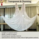6 5 Yards Transparent Aerial Yoga Hammock kit Inelastic Photography Art Perfor  