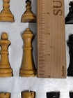 Vintage 1930s Set  4715 Wooden Chess Men Set Milton Bradley Company
