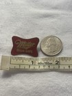 Vintage Enamel Miller High Life Beer Lapel Pin Hat Pin Tie Tack Red And Gold