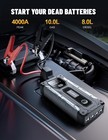 Car Jump Starter 3000a Jump Starter Battery Pack For Up To9 0l Gas7 0l Diesel
