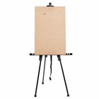 63  Artist Fold Painting Easel Tripod Display Stand Aluminium Alloy Black Bag