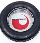 Vintage Bridgestone Advertising Rubber Tire Ashtray Made In Japan 6 24  Vgc