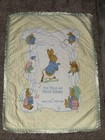 Vintage Tale Of Peter Rabbit Beatrix Potter Quilt Benjamin Bunny Silk Edge Read