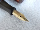 Lot  108c  Vintage Waterman  s  94 Mahogany Fountain Pen  Flex Nib  F To Bb 