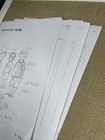 Naruto Anime Production Art Animation Cel Storyboard Set  702 Douga  Genga I10