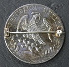 1890 Go R r  Engraved Love Token  nettie dorothy  Silver 8 Reales Rainbow Toned