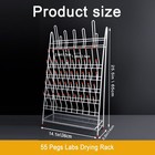 Lab Drying Rack 55 Pegs Lab Glassware Rack Steel Wire Glassware Drying Rack F   