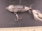 Vintage Fishing Lure Heddon Tiny Torpedo Rare Clear See Through Color M