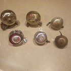 Wonderful Vintage Lot Of Six Bicycle Bells   Sold As-is     
