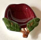 Franciscan Apple Small Ashtray Teabag Holder Butter Pat Spoon Rest Vintage  2