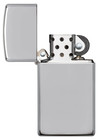 Zippo Slim Windproof High Polished Chrome Lighter  1610 New In Box
