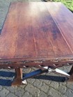 Antique Oak Farmhouse Refectory Kitchen Dining Table Country Serving Hall Centre