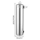 Pool Heat Exchanger Tube 200k Same Side 1   1 1 2 fpt Fast 304 Stainless Steel