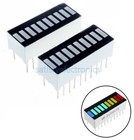 5pcs 10 Segment Colorful Led Bar Graph Indicator Dip Blue Green Yellow Red New