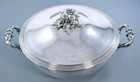Antique Early French Christofle Silver Plate Vegetable Soup Tureen   Cover C1850